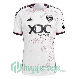 D.C United Soccer Jerseys Away White 2024/2025
