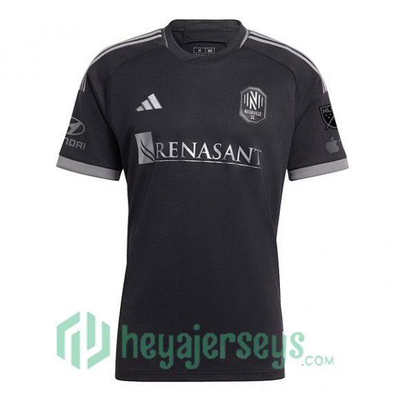 Nashville SC Soccer Jerseys Away Black 2024/2025