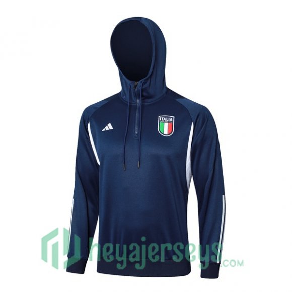 Hooded Sweatshirt Italy Blue Royal 2024/2025