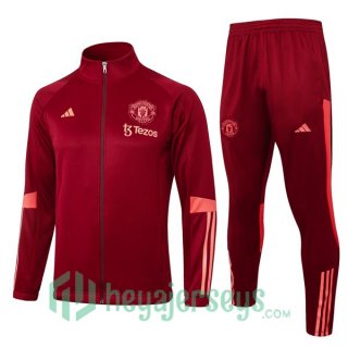 Training Jacket Manchester United Red 2024/2025