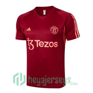 Manchester United Training T-Shirts Red 2024/2025