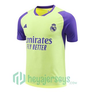 Real Madrid Training T-Shirts Yellow 2024/2025