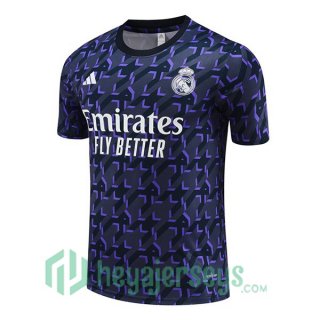 Real Madrid Training T-Shirts Blue Royal 2024/2025