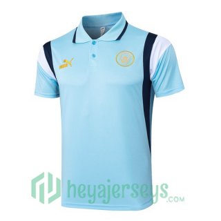 Soccer Polo Manchester City Blue 2024/2025