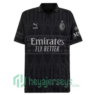 AC Milan Four Soccer Jerseys Black 2023/2024