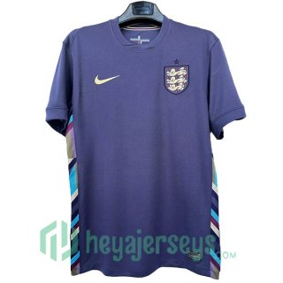 England Soccer Jerseys Away Purple Leak Version UEFA Euro 2024