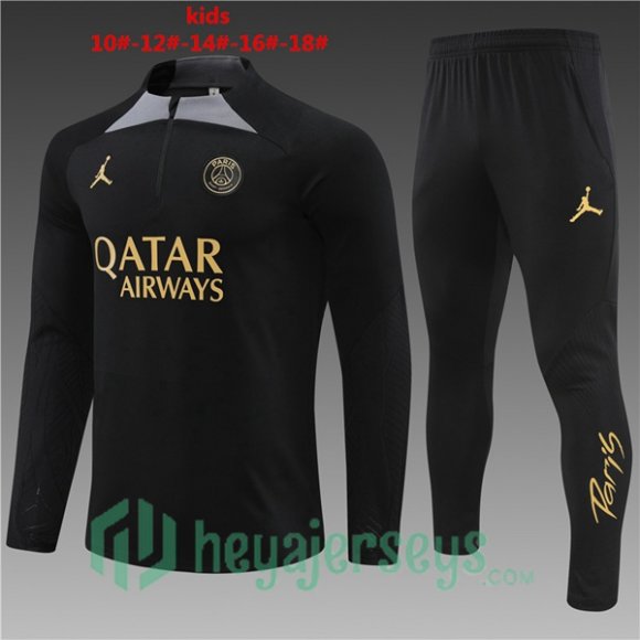 Tracksuit Paris Saint Germain Kids Black 2024/2025