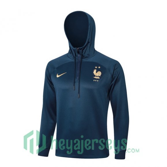 Hooded Sweatshirt France Blue Royal 2024/2025