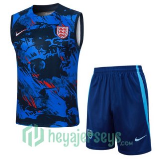 Soccer Vest England + Shorts Blue 2024/2025