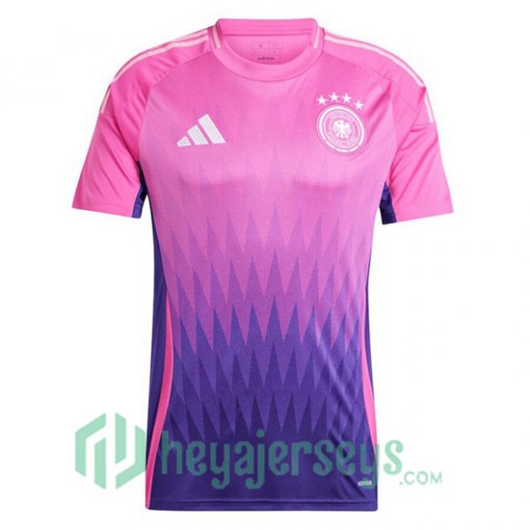 Germany Soccer Jerseys Away Rose Purple UEFA Euro 2024