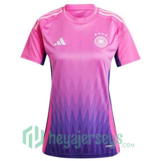 Germany Women Soccer Jerseys Away Rose Purple UEFA Euro 2024