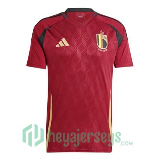 Belgium Soccer Jerseys Home Red 2024/2025