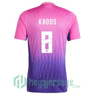 Germany (KROOS 8) Soccer Jerseys Away Rose Purple 2024/2025