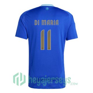 Argentina (DI MARIA 11) Soccer Jerseys Away Blue 2024/2025