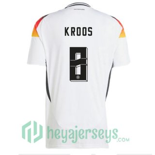 Germany (KROOS 8) Soccer Jerseys Home White 2024/2025