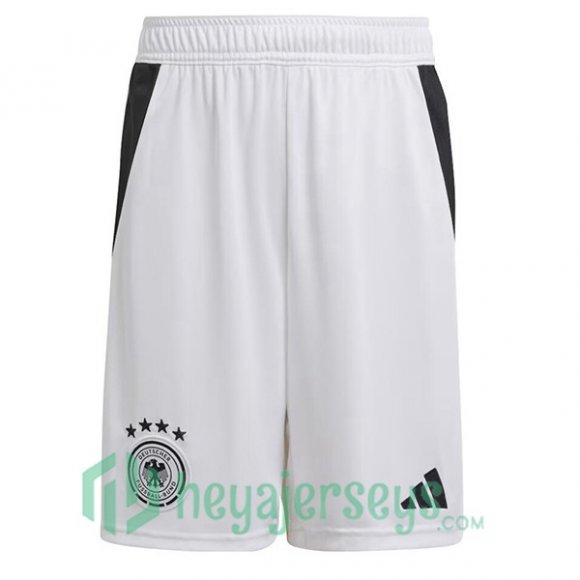 Germany Soccer Shorts Home White 2024/2025