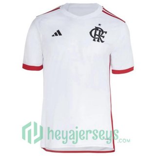 Flamengo Soccer Jerseys Away White 2024/2025