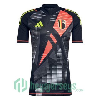 Belgium Soccer Jerseys Goalkeeper Black 2024/2025