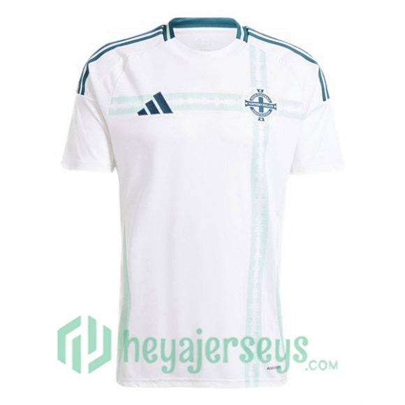 North Ireland Soccer Jerseys Away White 2024/2025