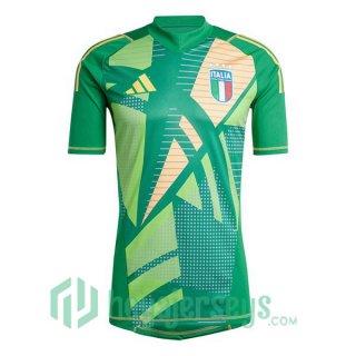 Italy Soccer Jerseys Goalkeeper Green 2024/2025