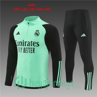 Tracksuit Real Madrid Kids Green 2024/2025