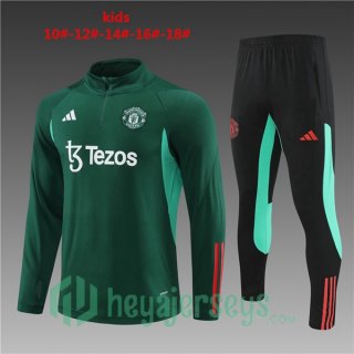 Tracksuit Manchester United Kids Green 2024/2025