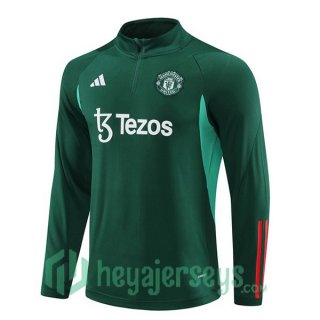 Training Sweatshirt Manchester United Green 2024/2025