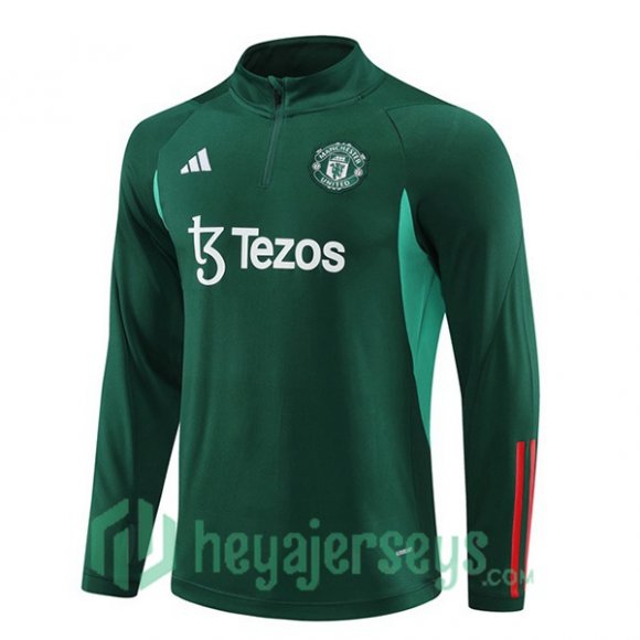 Training Sweatshirt Manchester United Green 2024/2025