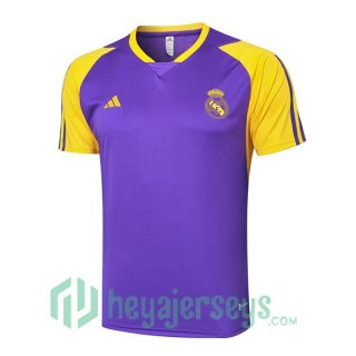 Real Madrid Training T-Shirts Purple 2024/2025