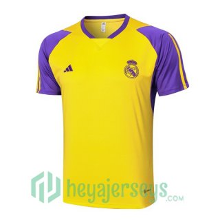 Real Madrid Training T-Shirts Yellow 2024/2025