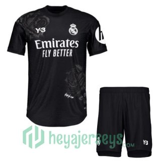 Real Madrid Kids Soccer Jerseys Goalkeeper Black 2023/2024