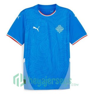 Iceland Soccer Jerseys Home Blue 2024/2025