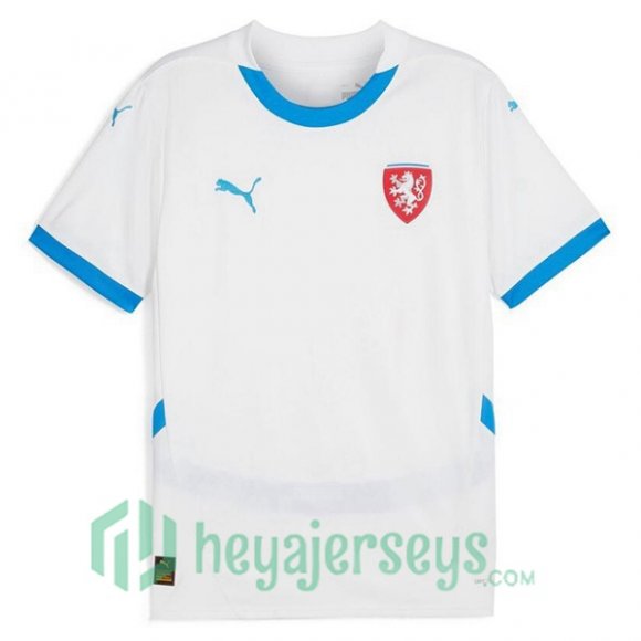 Czechia Soccer Jerseys Away White 2024/2025
