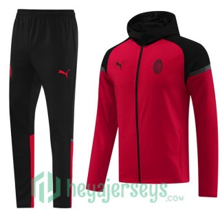 Tracksuit - Hooded AC Milan Red 2024/2025