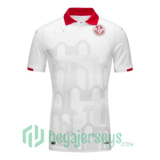 Tunisia Soccer Jerseys Away White 2024/2025