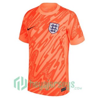England Goalkeeper Soccer Jerseys Orange UEFA Euro 2024