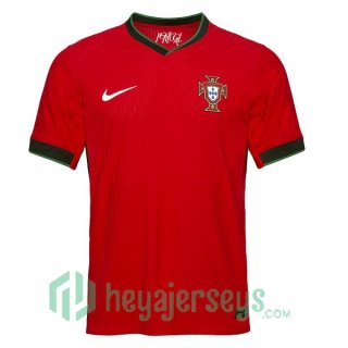 Portugal Home Soccer Jerseys Red UEFA Euro 2024