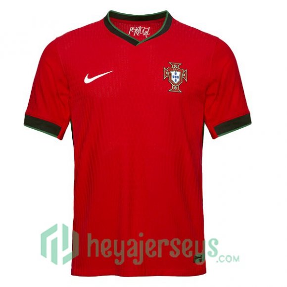 Portugal Home Soccer Jerseys Red UEFA Euro 2024