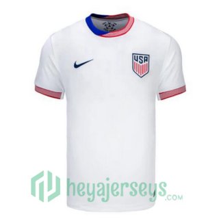 USA Home Soccer Jerseys White 2024/2025