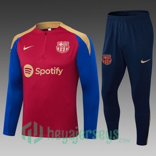 Tracksuit FC Barcelona Kids Blue Red 2024/2025