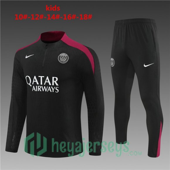 Tracksuit Paris Saint Germain Kids Black 2024/2025