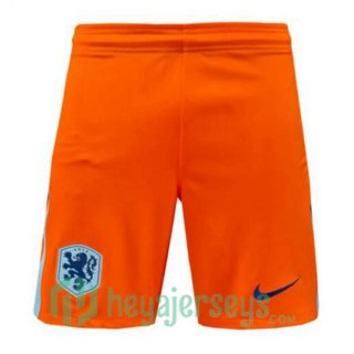 Netherlands Home Soccer Shorts Orange 2024/2025