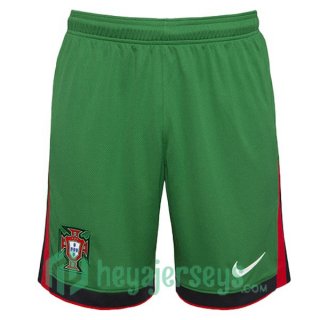 Portugal Home Soccer Shorts Green 2024/2025