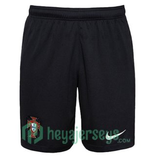 Portugal Away Soccer Shorts Black 2024/2025