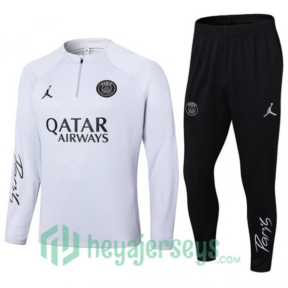 Tracksuit JORDAN Paris Saint Germain White 2024/2025