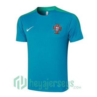 Portugal Training T-Shirts Blue 2024/2025