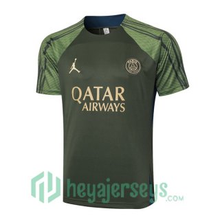 Paris Saint Germain Training T-Shirts Green 2024/2025