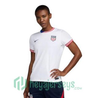 USA Women Home Soccer Jerseys White 2024/2025