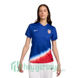 USA Women Away Soccer Jerseys Blue 2024/2025