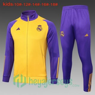 Training Jacket Real Madrid Kids Yellow 2024/2025